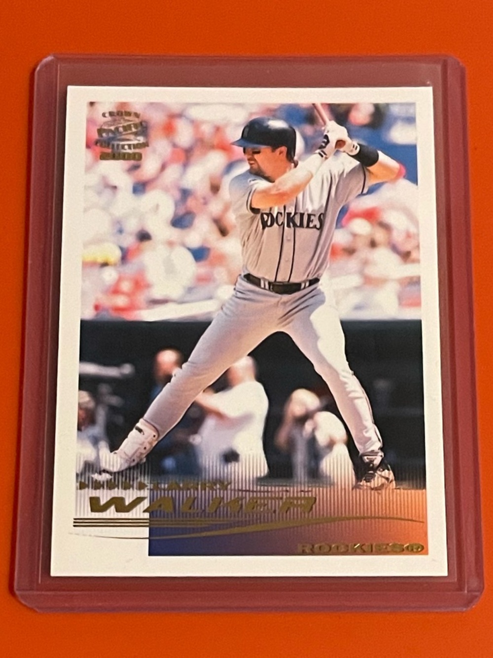 Larry Walker #95 2000 Pacific Crown Collection Baseball Trading Card